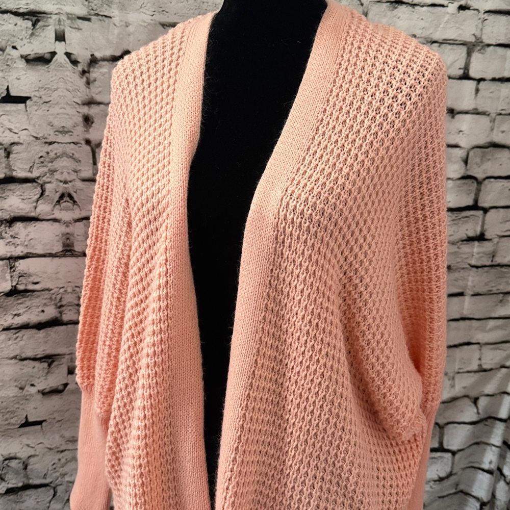 Source Unknown Coral Knit Cardigan